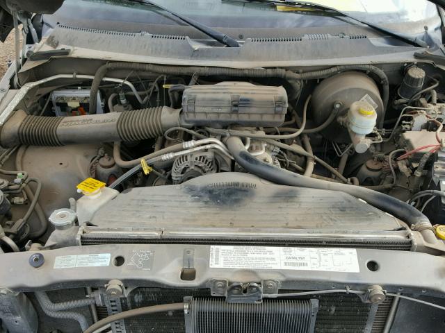 3B7HF13Z91G801640 - 2001 DODGE RAM 1500 GRAY photo 7