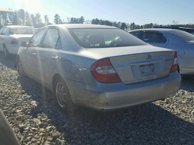 4T1BE32K14U328807 - 2004 TOYOTA CAMRY LE SILVER photo 3