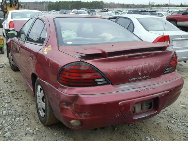 1G2NE52E55M160781 - 2005 PONTIAC GRAND AM S RED photo 3