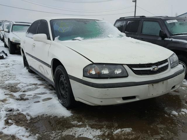 2G1WF52E959169048 - 2005 CHEVROLET IMPALA WHITE photo 1