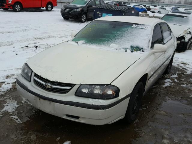 2G1WF52E959169048 - 2005 CHEVROLET IMPALA WHITE photo 2