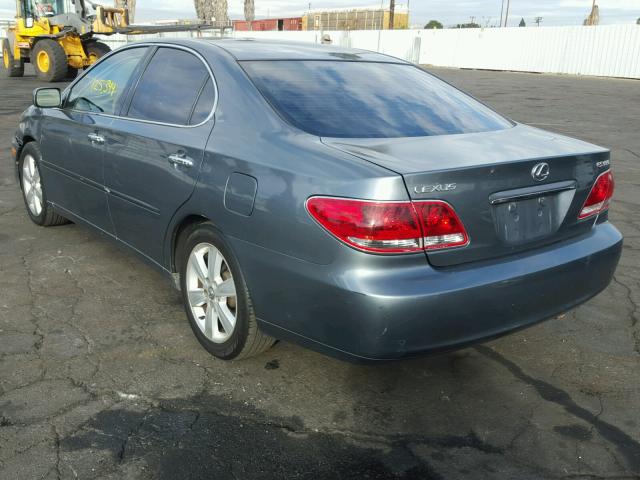 JTHBA30G355107802 - 2005 LEXUS ES 330 GRAY photo 3