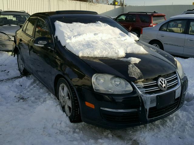 3VWRZ71K78M035257 - 2008 VOLKSWAGEN JETTA SE BLACK photo 1