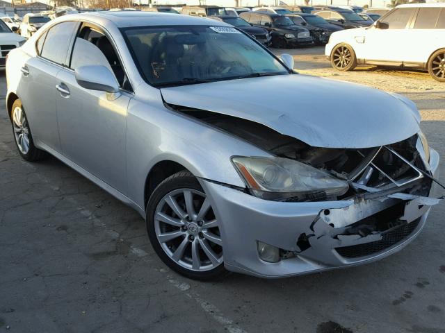 JTHCK262565000694 - 2006 LEXUS IS 250 SILVER photo 1