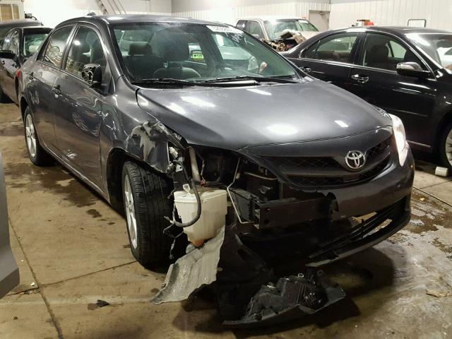 2T1BU4EE3BC645274 - 2011 TOYOTA COROLLA BA GRAY photo 1