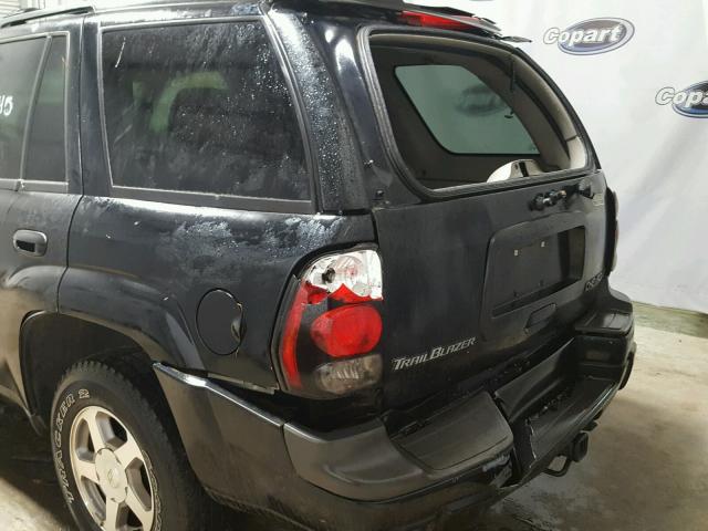 1GNDS13S842431590 - 2004 CHEVROLET TRAILBLAZE BLACK photo 9