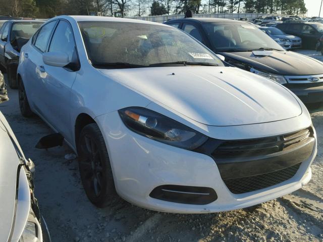 1C3CDFAA2GD533597 - 2016 DODGE DART SE WHITE photo 1