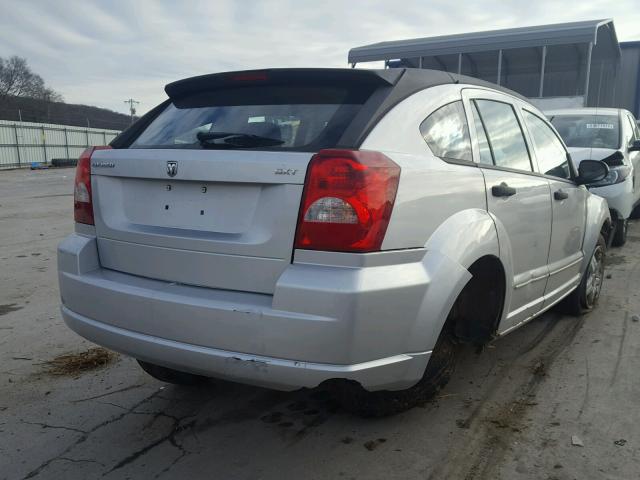 1B3JB48B27D506266 - 2007 DODGE CALIBER SX SILVER photo 4