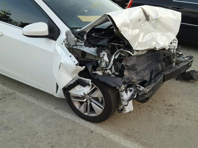 5YFBPRHE6FP334802 - 2015 TOYOTA COROLLA EC 白色 照片 9