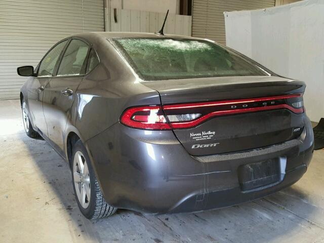 1C3CDFBB9FD186856 - 2015 DODGE DART SXT GRAY photo 3