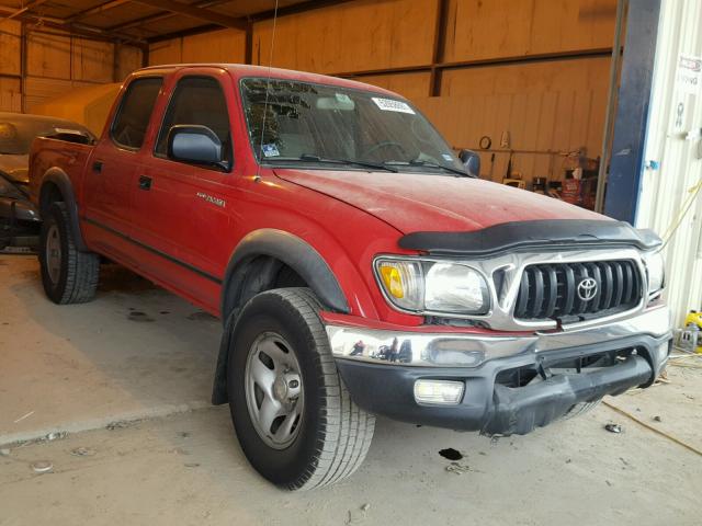 5TEGN92N64Z434331 - 2004 TOYOTA TACOMA DOU RED photo 1