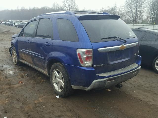 2CNDL63F766135015 - 2006 CHEVROLET EQUINOX LT BLUE photo 3