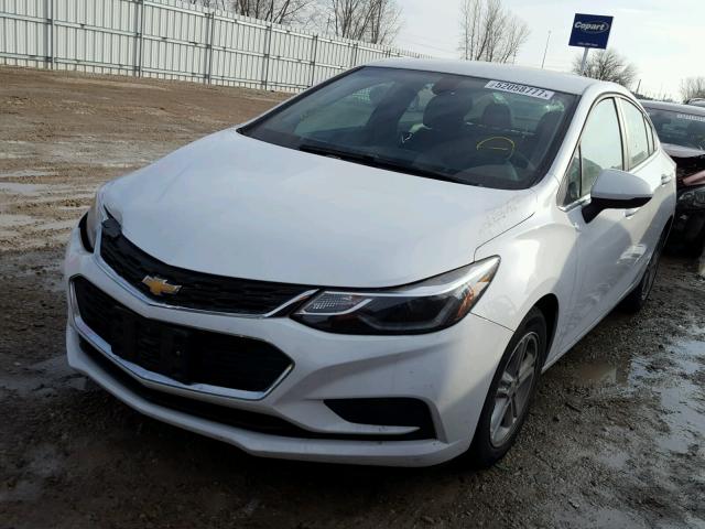 1G1BE5SM1G7295191 - 2016 CHEVROLET CRUZE LT WHITE photo 2