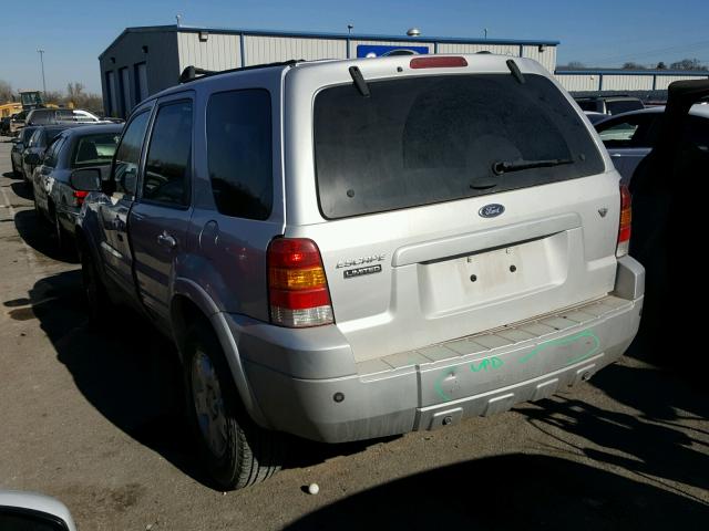 1FMYU04156KC87418 - 2006 FORD ESCAPE LIM SILVER photo 3