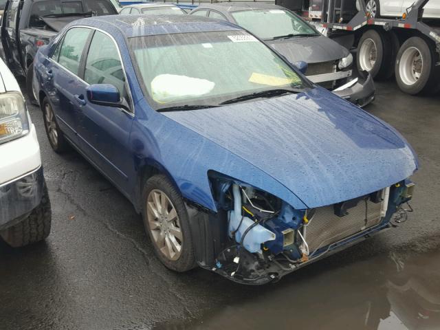 1HGCM66526A009942 - 2006 HONDA ACCORD EX BLUE photo 1