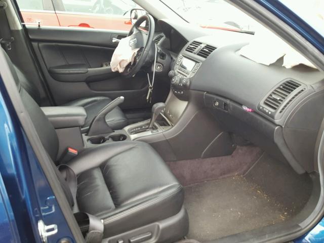 1HGCM66526A009942 - 2006 HONDA ACCORD EX BLUE photo 5