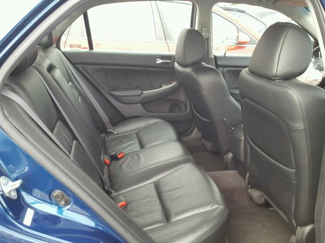 1HGCM66526A009942 - 2006 HONDA ACCORD EX BLUE photo 6