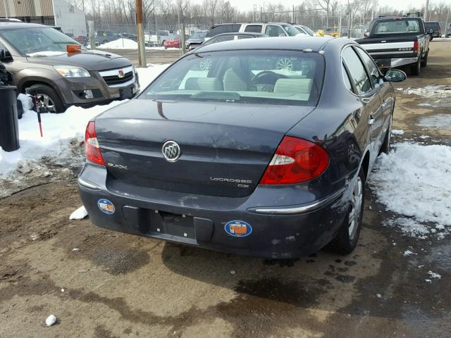 2G4WC582181228685 - 2008 BUICK LACROSSE C GRAY photo 4