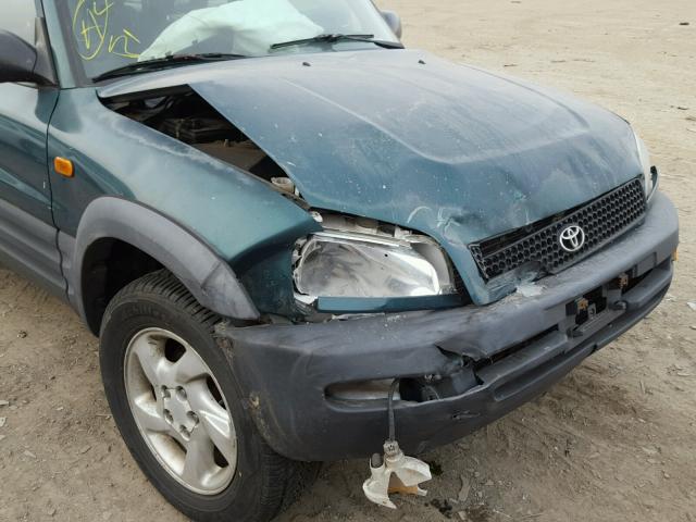 JT3HP10V0V0139511 - 1997 TOYOTA RAV4 GREEN photo 9