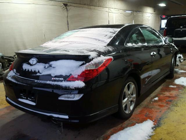 4T1CA30P78U139079 - 2008 TOYOTA CAMRY SOLA BLACK photo 4