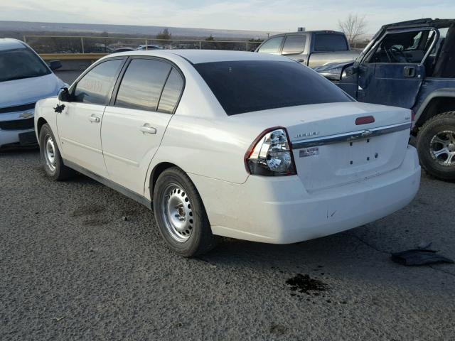 1G1ZS58N18F108742 - 2008 CHEVROLET MALIBU LS WHITE photo 3