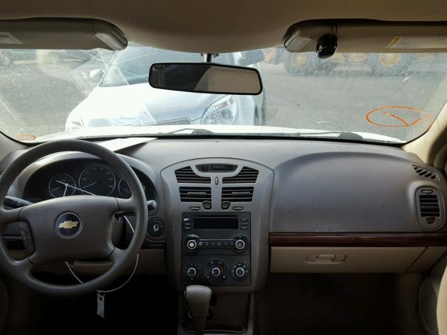 1G1ZS58N18F108742 - 2008 CHEVROLET MALIBU LS WHITE photo 9