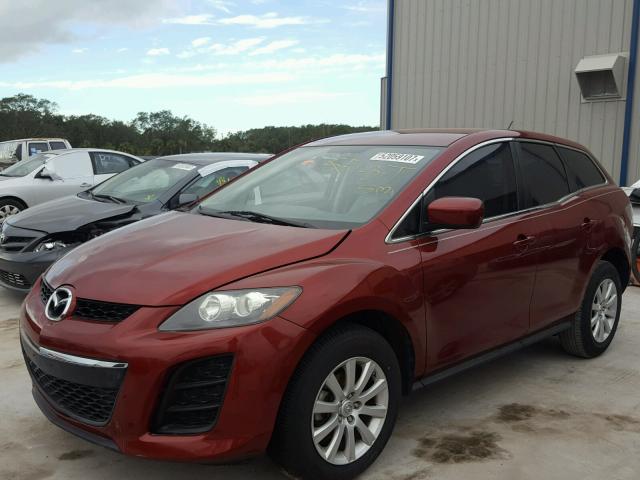 JM3ER2W58A0333579 - 2010 MAZDA CX-7 RED photo 2