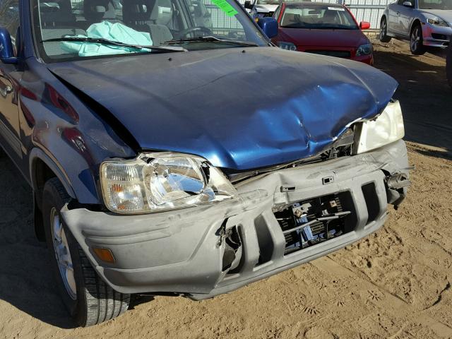 JHLRD1869WC053672 - 1998 HONDA CR-V EX BLUE photo 9