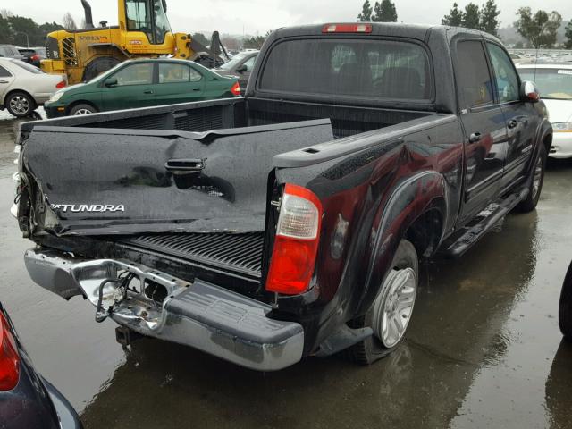 5TBET34136S506373 - 2006 TOYOTA TUNDRA DOU BLACK photo 4