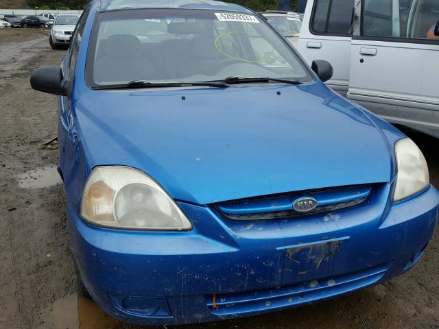 KNADC125146300993 - 2004 KIA RIO BLUE photo 1