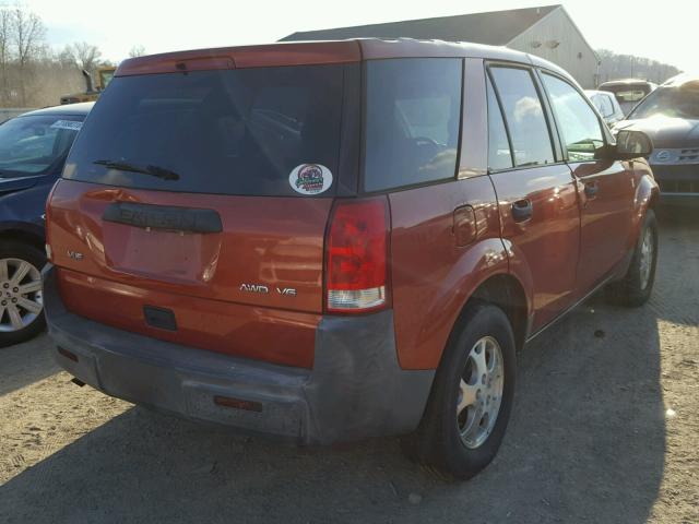 5GZCZ63B73S892175 - 2003 SATURN VUE ORANGE photo 4