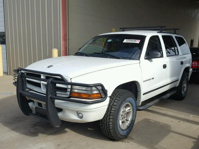 1B4HS28ZXXF652270 - 1999 DODGE DURANGO WHITE photo 2