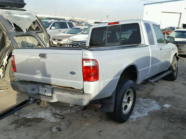 1FTZR45E83PB05731 - 2003 FORD RANGER SUP SILVER photo 4