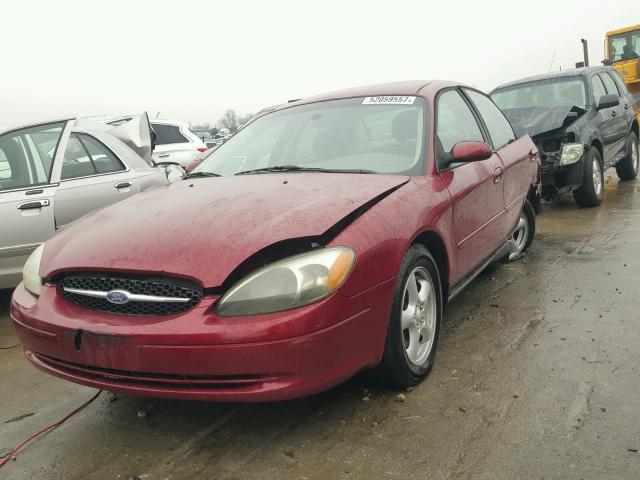 1FAFP53U03G157627 - 2003 FORD TAURUS SE MAROON photo 2