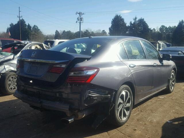 1HGCR2F71GA044890 - 2016 HONDA ACCORD EX GRAY photo 4