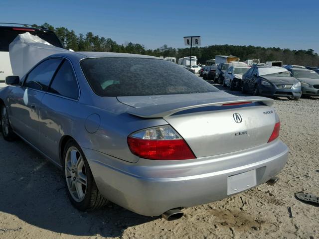 19UYA42613A013803 - 2003 ACURA 3.2CL TYPE SILVER photo 3