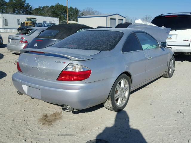 19UYA42613A013803 - 2003 ACURA 3.2CL TYPE SILVER photo 4