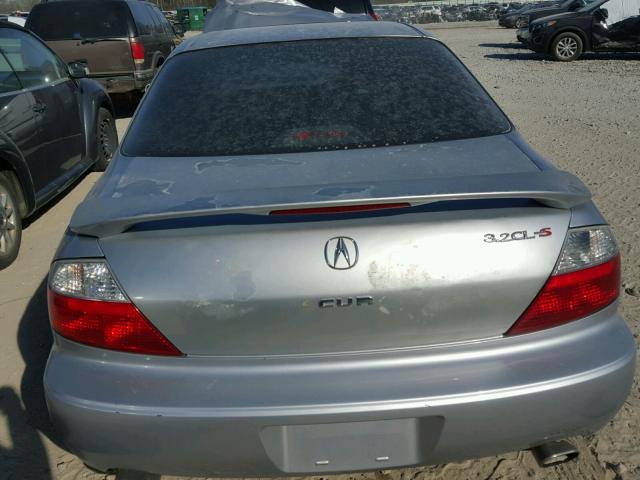 19UYA42613A013803 - 2003 ACURA 3.2CL TYPE SILVER photo 9