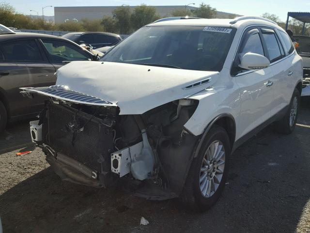 5GAKRCED0CJ244629 - 2012 BUICK ENCLAVE WHITE photo 2