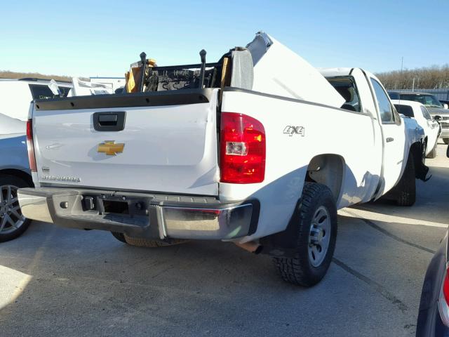 1GCNKPEX1DZ343030 - 2013 CHEVROLET SILVERADO WHITE photo 4