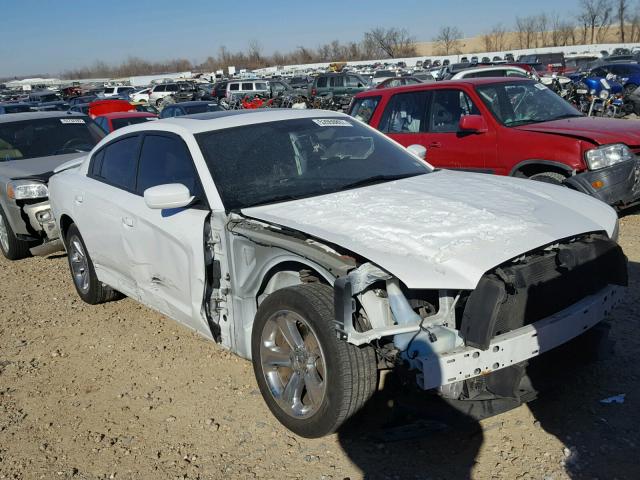 2B3CL3CG5BH506728 - 2011 DODGE CHARGER WHITE photo 1