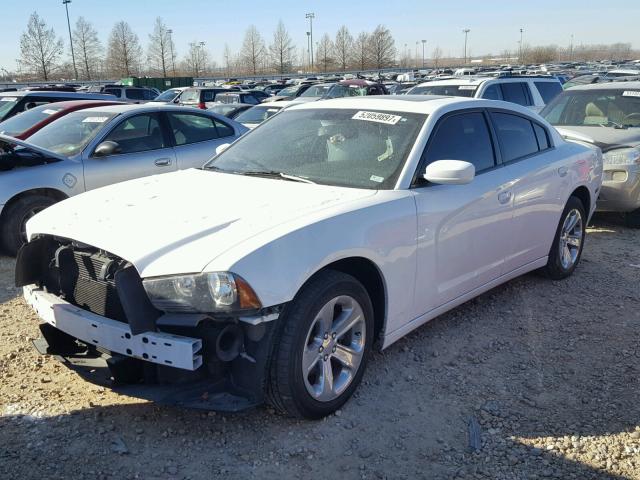2B3CL3CG5BH506728 - 2011 DODGE CHARGER WHITE photo 2