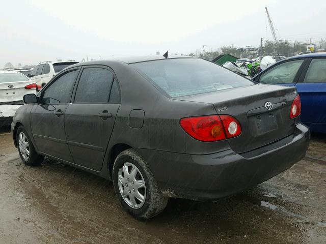 1NXBR32E43Z012802 - 2003 TOYOTA COROLLA CE GRAY photo 3