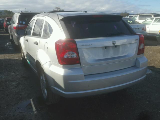 1B3HB48B18D753181 - 2008 DODGE CALIBER SX SILVER photo 3