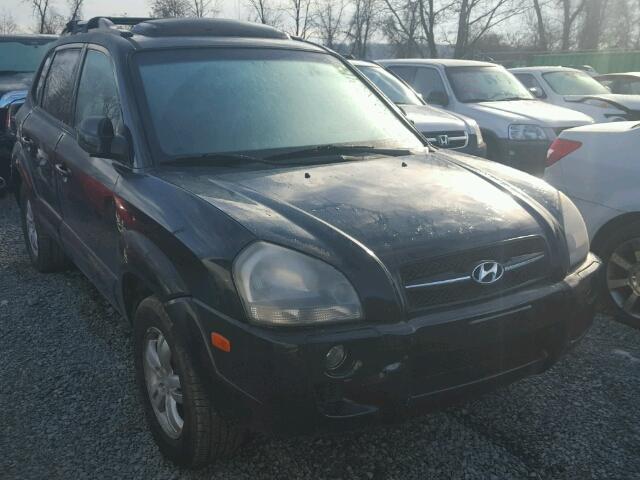 KM8JN72DX7U548486 - 2007 HYUNDAI TUCSON SE BLACK photo 1