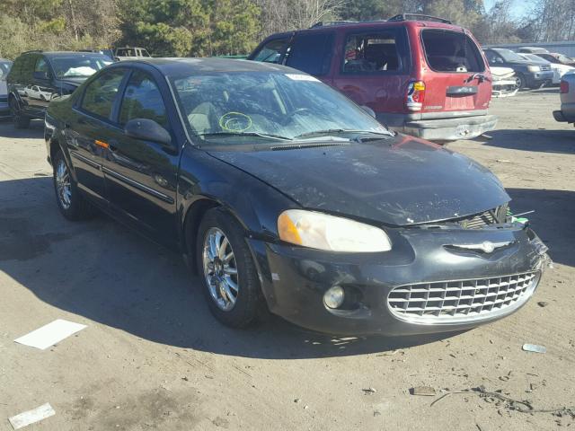 1C3EL56T63N580085 - 2003 CHRYSLER SEBRING LX BLACK photo 1