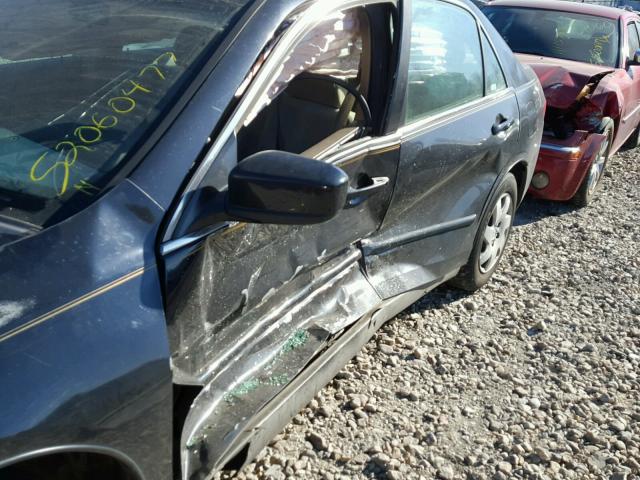 1HGCM56495A130208 - 2005 HONDA ACCORD LX BLACK photo 9