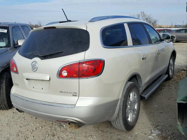 5GAER13DX9J177809 - 2009 BUICK ENCLAVE CX WHITE photo 4