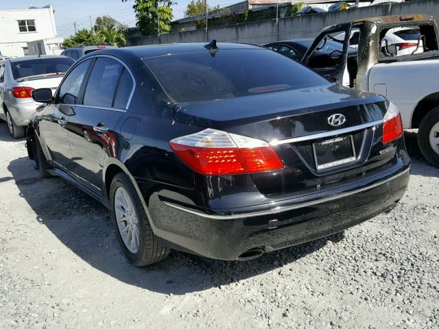 KMHGC4DE9AU084411 - 2010 HYUNDAI GENESIS 3. BLACK photo 3