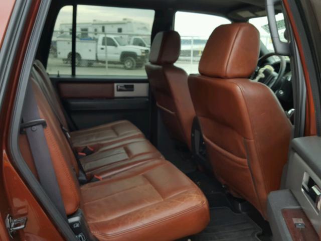 1FMFU17508LA47721 - 2008 FORD EXPEDITION BURGUNDY photo 6